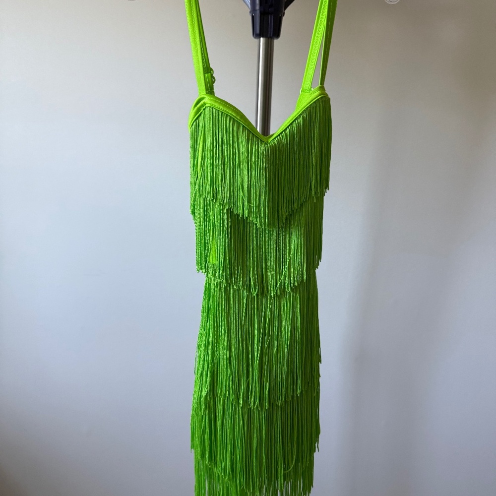 Weissman Green Fringe Costume